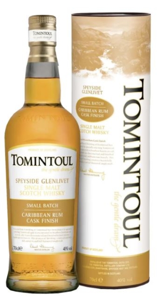 Image sur Tomintoul Caribbean Rum Cask Finish 40° 0.7L